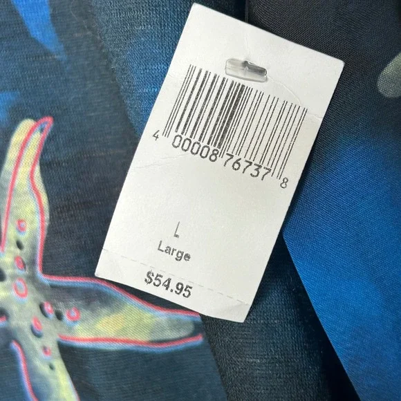 Disney Parks NWT Shirt Size L Ariel The Little Mermaid Long Sleeve Lace Sheer - Picture 5 of 9